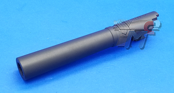 5KU 5inch Stainless Outer Barrel for Marui Hi-Capa (Black) - Click Image to Close